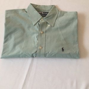 Ralph Lauren Men' s Button Down Pony Logo Shirt